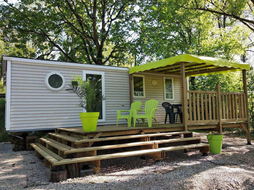 MOBILHOME 46 PLACES CAMPING AIN L’ESCAPADE 21.20 m2 TMG