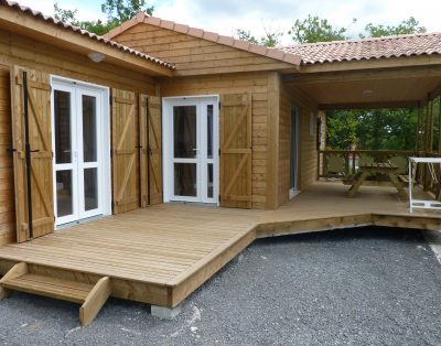Location chalet Sud Ardèche 7/9p 3 chb 2 sdb