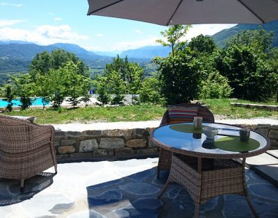 Chambre d’hôtes ‘Le Pressoir’ Piscine – vue panoramique