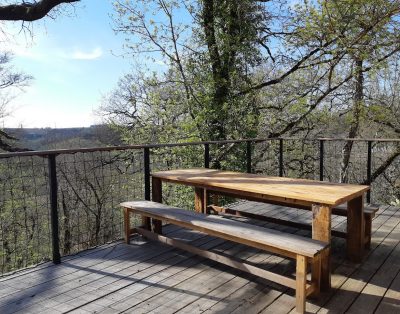 GITE 10 PERSONNES AVEC SPA PRIVATIF EN TERRASSE + ACCES PISCINE ABRITEE